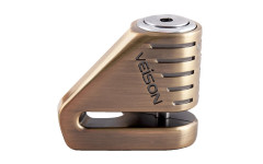 Замок на диск мотоцикла из нержавеющей стали Veison DX-12 Bronze