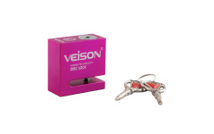 Замок на диск мотоцикла из нержавеющей стали Veison DX-4 Pink