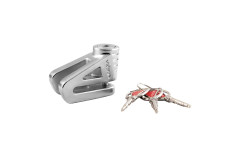 Замок на диск мотоцикла из нержавеющей стали Veison DX-7 Silver