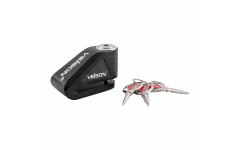 Замок на диск мотоцикла из нержавеющей стали Veison DX-9 Black