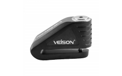 Замок на диск мотоцикла из нержавеющей стали Veison DX-9 Black