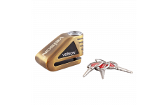 Замок на диск мотоцикла из нержавеющей стали Veison DX-9 Bronze