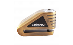 Замок на диск мотоцикла из нержавеющей стали Veison DX-9 Bronze