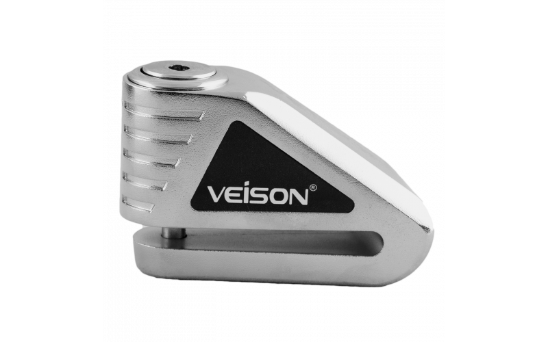 Замок на диск мотоцикла из нержавеющей стали Veison DX-9 Silver