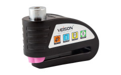 Замок на диск мотоцикла с сигнализацией Veison DX-19 Black